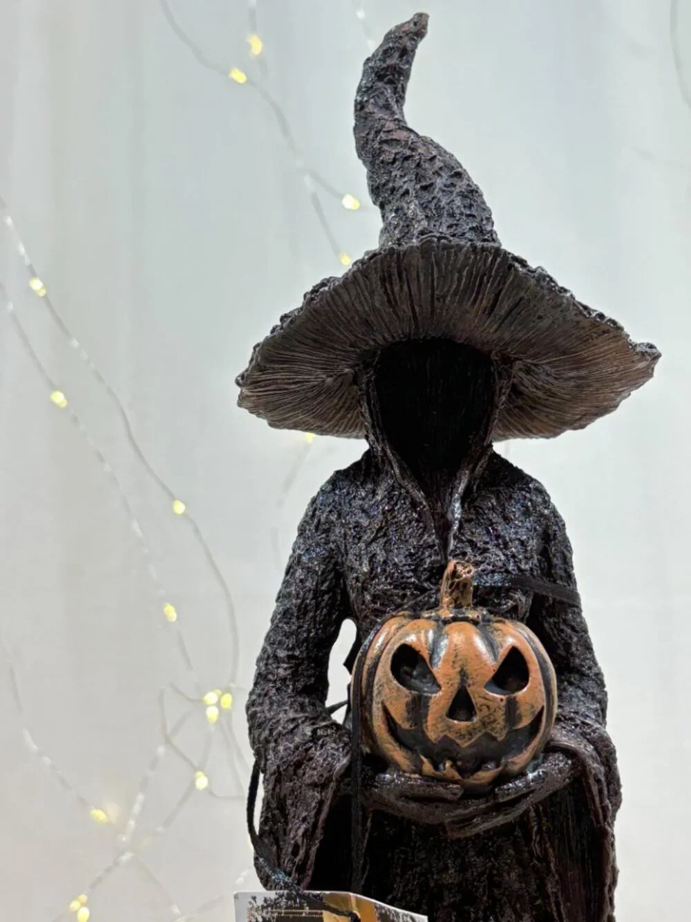 Halloween Spooky Night Faceless Witch Tree Figurine Jack O Lantern Figure New